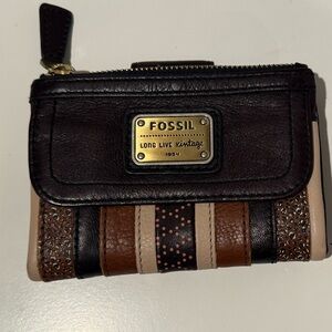 Fossil Multicolor Leather Wallet